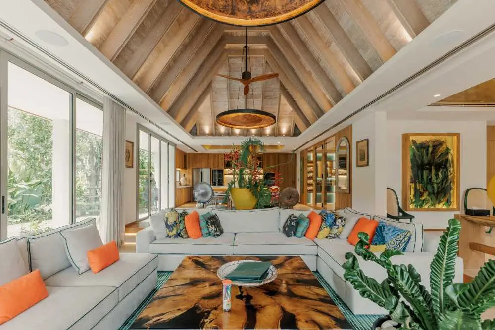 ตกแต่งภายในบ้านด้วยไม้